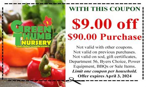 green thumb coupons 00