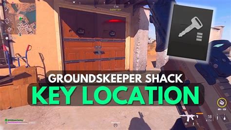 groundskeeper shack key  Sandy Toes Retreat