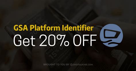 gsa platform identifier coupons  Click to grab a coupon code and enjoy your best savings of the year! Verified!Our exclusive GSA Captcha Breaker discount coupon will help you save up to 20% on the original price of the world’s best captcha breaker software