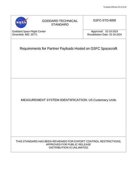 gsfc-std-1000 9 Ionizing radiation (total dose) test procedure, June 7, 2013,