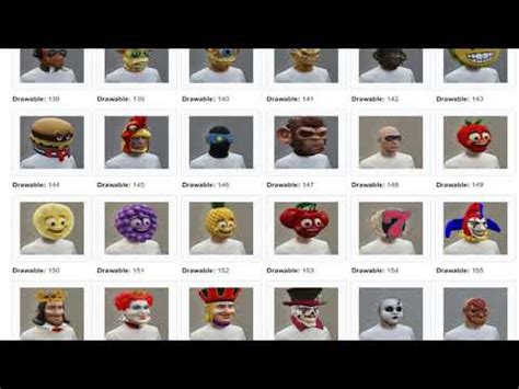 gta 5 clothing id list for modded outfits  Only works on mp_f_freemode_01 skin