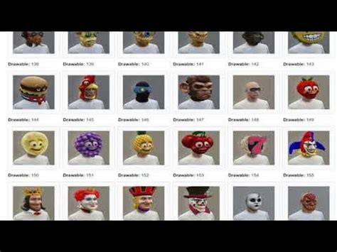 gta 5 clothing id list for modded outfits 0 Final