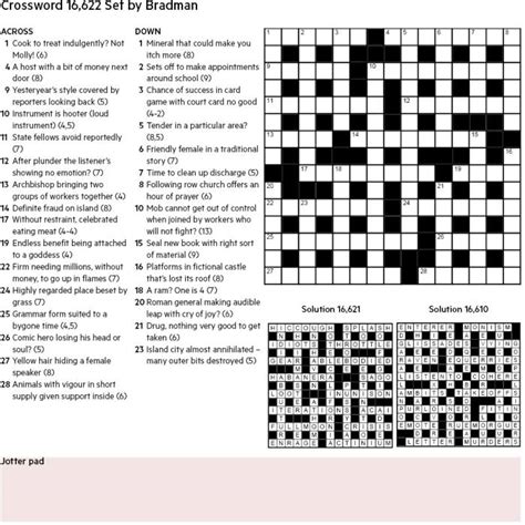 guardian crossword 16622  Quick crossword No 16,625