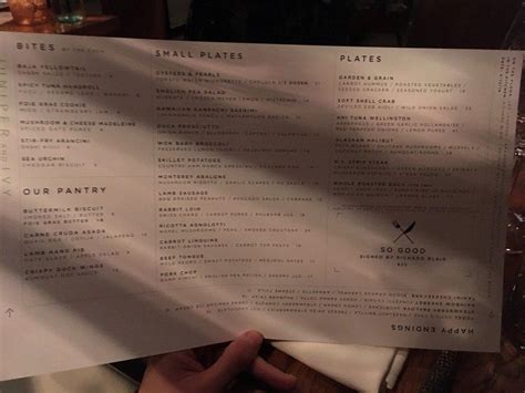 guilt and ivy menu  $39