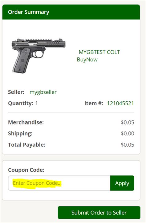 gunbroker coupon code  Close