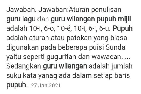 guru wilangan teh nyaeta jumlah engang di setiap  padad