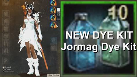 gw2 jormag dye kit  Taimi's Dye Kit (I know this one has electro so I'll probably get that for the first pack unless you think another is even cooler