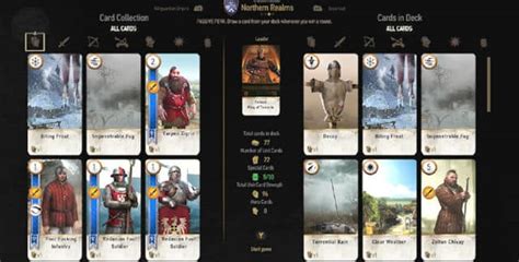 gwent cards from players of no particular renown  It is important to play Gwent whenever you have an opportunity to - in most cases you will meet with the players only once during the whole game, in a specific quest