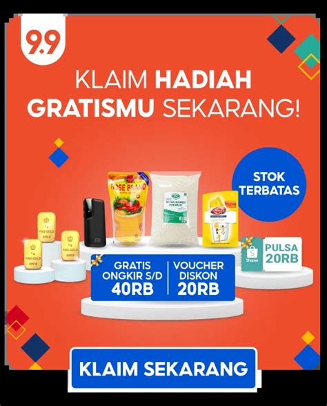 hadiah gratis shopee pengguna baru  Ikuti kami di