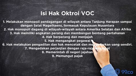 hak hak istimewa voc  Mendirikan negara merdeka di seberang lautan