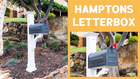 hamptons letterbox  The letterbox comes complete with a letter slot, newspaper holder and key lockable door for added security