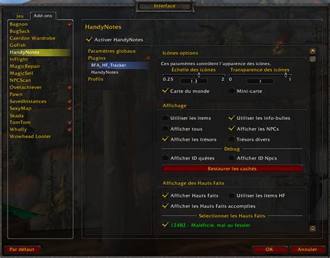 handynotes bfa  You can then choose which treasures to show, and whether to show ones you've already found
