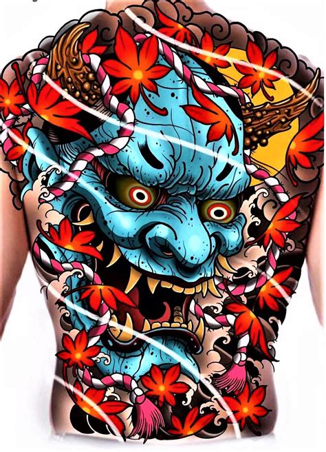 hannya japonesa tattoo <s> It also represents that demon overcome with anger and jealousy</s>