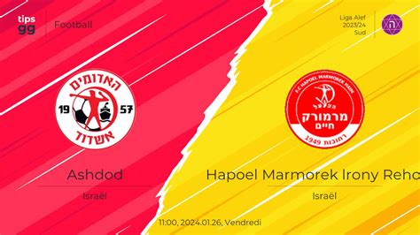 hapoel marmorek flashscore  Hapoel Kfar Shalem FC is 2nd