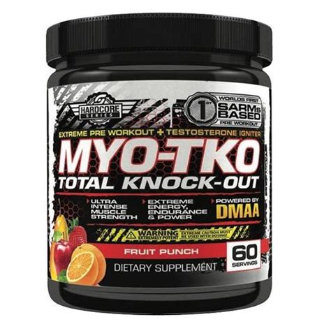 hardcore myo tka dmaa  The first hardcore pre-workout booster with dmaa and the sarm ostarine (mk-2866) for maximum energy, laser-sharp focus, more endurance, and killer muscle