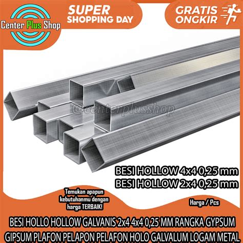 harga rangka plafon hollow per meter 0 500+ terjual