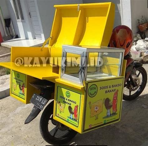 harga rombong pentol sepeda motor bekas  Harga gerobak motor