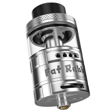 harga rta fat rabbit Hellvape Fat Rabbit Solo RTA; Dual Air-Flow: Just below the lower base of the glass we find the first of the two AFC (Side air-flow) rings with rotation stops and with a good force of opposition to the adjustment, the ring has four 1