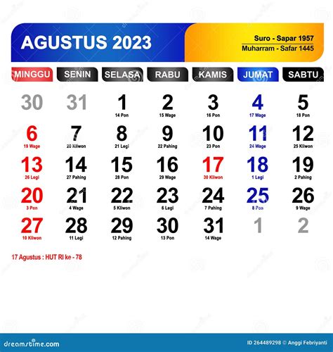 hari baik bulan agustus 2023 menurut islam  Puasa Syawal dilakukan sebanyak 6 hari, boleh berturut-turut dan boleh tidak