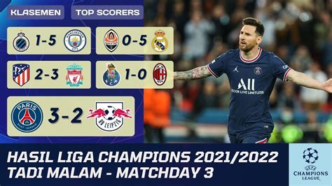 hasil champions league tadi malam  detikcom