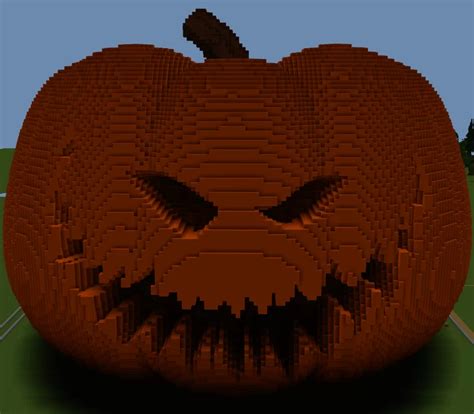 hay bale and carved pumpkin minecraft 