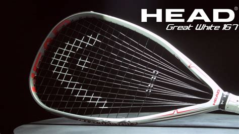 head great white 167 racquet  I've looked on…The next generation of Head's revolutionary Inner Grommet System technology