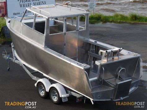 heavy duty plate alloy boats  Heavy duty aluminium trailer with 4x 285 Goodyear mud tyres 4x roh maverick alloy rims