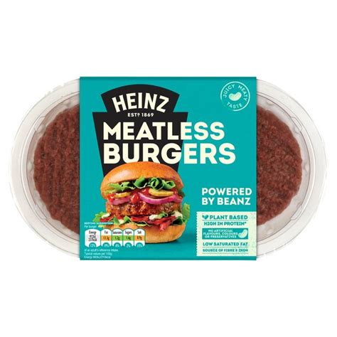 heinz meatless burgers 50 per kg