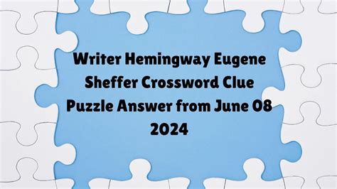 hemingway nickname crossword  Image via Newsday