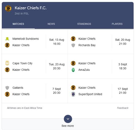 hesgoal kaizer chiefs  Sign Up; Log In; Messenger; Facebook Lite;Visit ESPN for Kaizer Chiefs live scores, video highlights, and latest news