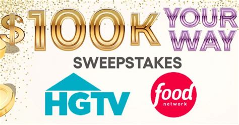 hgtv $100on your way sweepstakes  The Grand Prize Winner will receive the following (the “Prize”): Ten Thousand Dollars ($10,000) presented in the form of a check