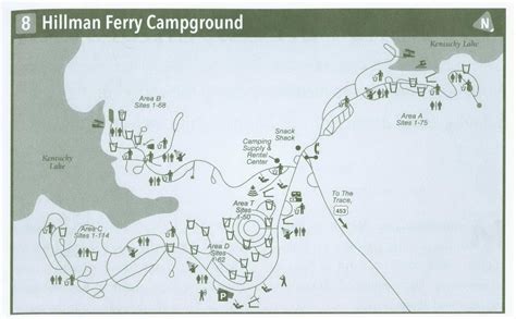 hillman ferry campground map  SO peaceful and quiet