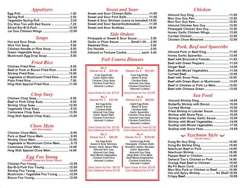 hing wah restaurant ltd carleton place menu  #1 of 95 places to eat in Carleton Place