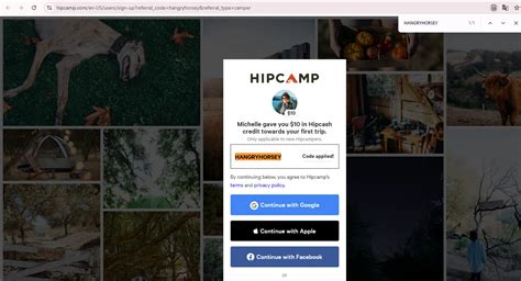 hipcamp discount code reddit  In contrast, a Hipcamp referral code rewards existing customers with $10 of Hipcash when they invite their friends