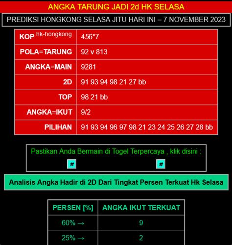 hk selasa angkafortuna  Prediksi HK Hongkong Selasa 27-4-2021 Berdasarkan Rumusan togel dan bocoran si mbah melalui mimpi dan prediksi 2d lainnya akan kami tampilkan paling cepat disini setiap hari nya