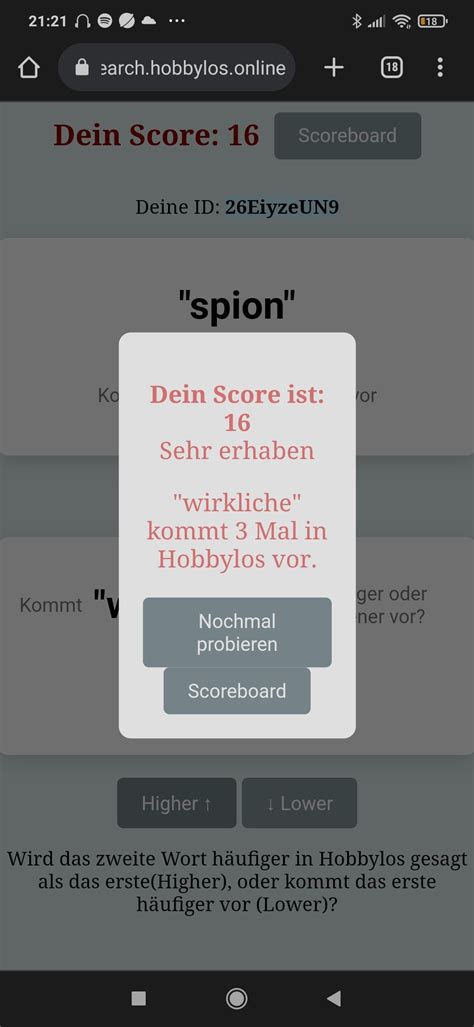 hobbylos.online higher lower  Die Spotify Links funktionieren jetzt auch am Handy!🤔 Questions 🚗 Cars 🥑 Food 🗺️ Around The World 🤩 Celebrity 🎮 Gaming 👨‍🎤 Music 🍿 Movies 🏈 NFL ⚽️ Premier League 🎄 Christmas Back to main menu This Higher or Lower Google Game Edition is not endorsed or affiliated with the Google website, Google app or Google USA