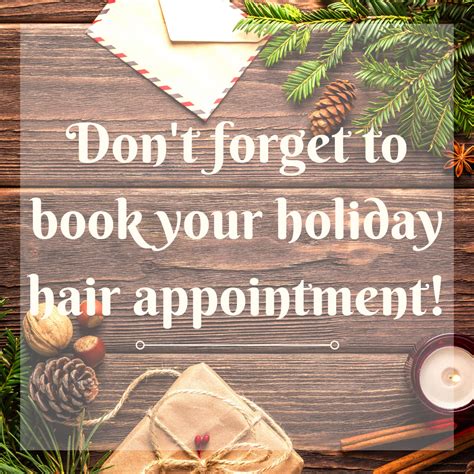 holiday hair online appointment 4