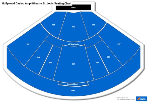 hollywood amphitheater st louis seating chart  $79