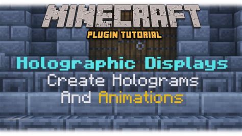 holographic display minecraft  For