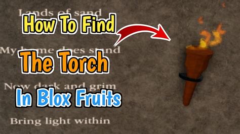 holy torch blox fruits  This item is found underneath the building in the center of the Jungle, which may be accessed after depressing all five pressure plates around the island