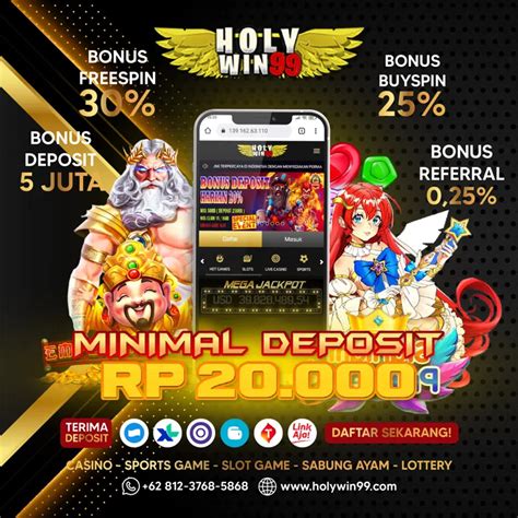 holywin99 slot login 7% dan masih banyak promo lainnya