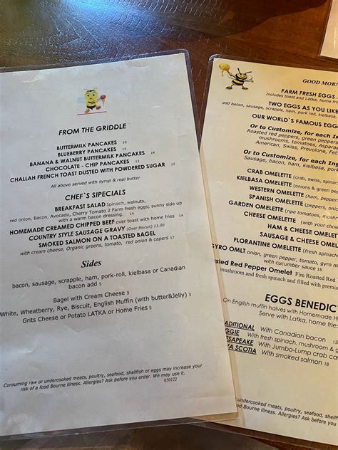 honey's lewes menu  A great "near the beach" spot for seafood