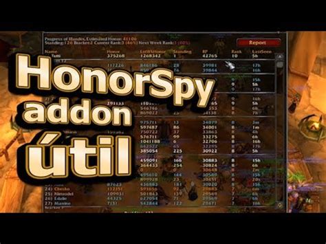 honorspy wow classic  L’addon est aussi utile pour les hunters / chasseurs, sur WoW Classic impossible de courir en tirant des flèches : cet addon précise quand il faut bouger et quand il faut rester immobile avec les armes à distance