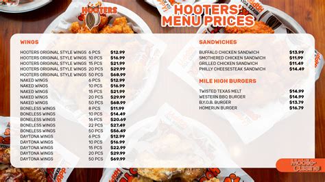 hooters restaurant las vegas menu  Claim this business