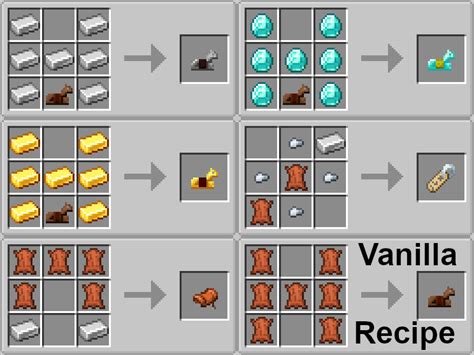 horse armor recipe  You can add a splash of color to your leather armor by dying it