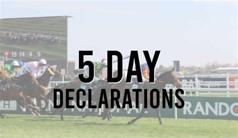 horse racing declarations tomorrow 0 (Evs), and get money back as a Free Bet if it loses