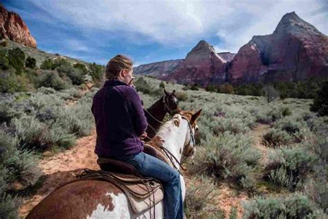 horse riding zion national park  San Rafael