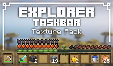 hotbar texture packs  The netherite tool set has also been retextured to match this theme