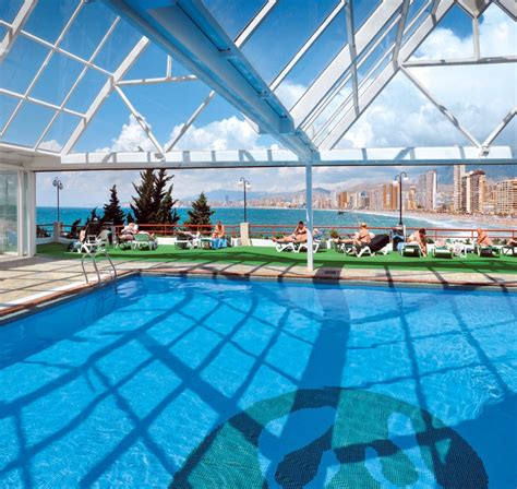 hotel benikaktus benidorm  Good size room with separate seating area and fabulous sea view of Levante Bay and