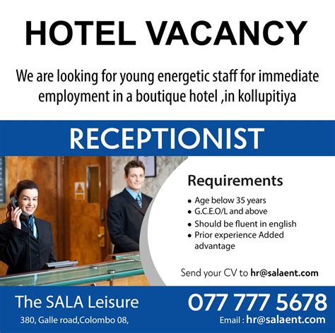 hotel receptionist jobs devon 0